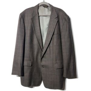 Vintage Brooks Brothers "Makers" Mainline Glen Plaid Sport Coat - 48R